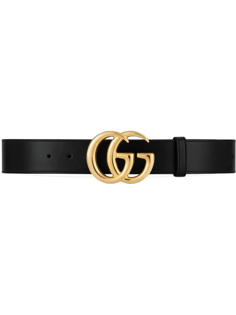 Gucci - GG Marmont belt - men - Leather - 70, 75, 80, 85, 90, 95, 100 - Black