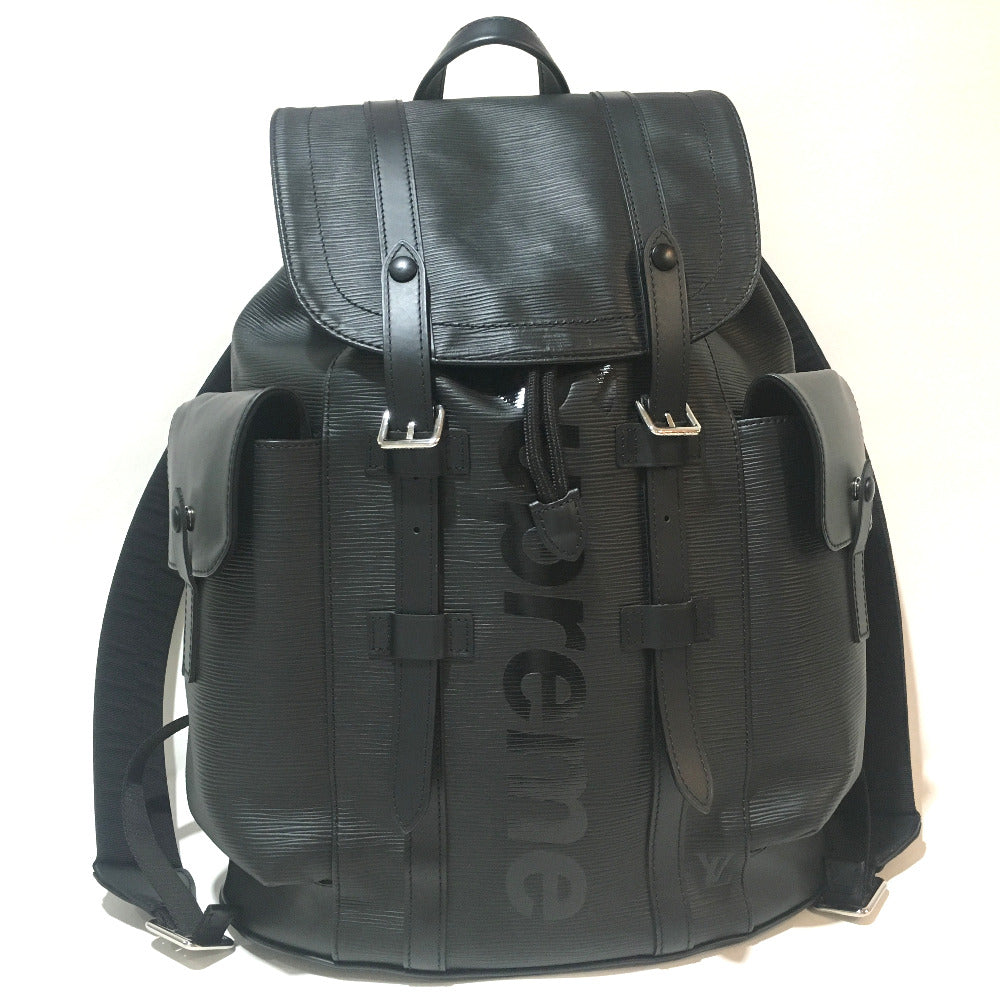 LOUIS VUITTON Backpack M53413 Epi Leather black Epi Christopher PM backpack mens d