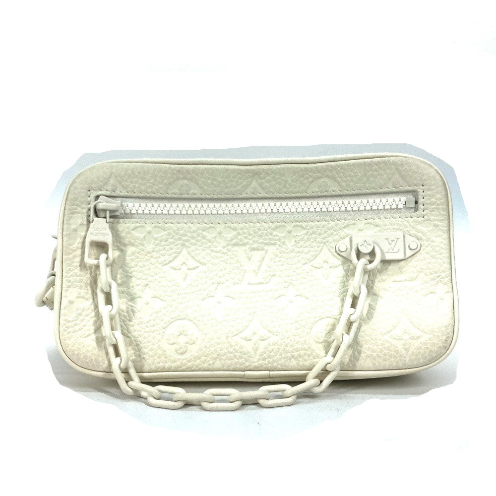 LOUIS VUITTON Clutch bag M53551 Monogram Ann Platt Leather white Monogram Ann Platt Pochette Volga Women d