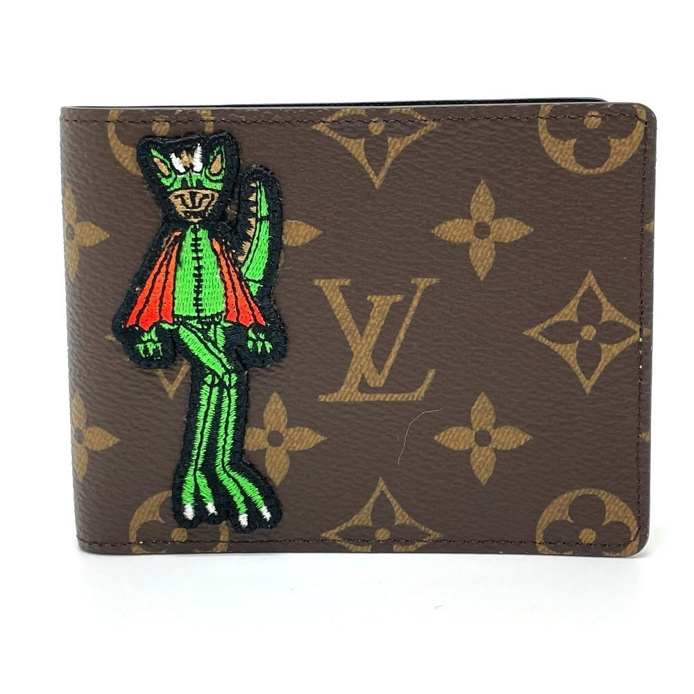 LOUIS VUITTON Folded wallet M80156 Monogram canvas Brown Animal Monogram Portefeuille Slender NM