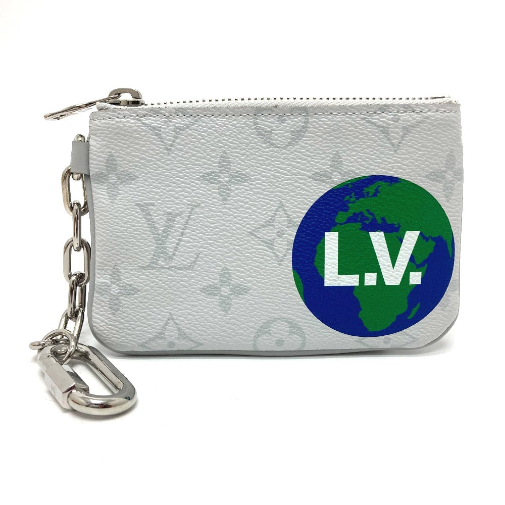 LOUIS VUITTON Coin case M67809 Monogram canvas white Coin Pocket Wallet Zipped pouch PM unisex(Unisex) d