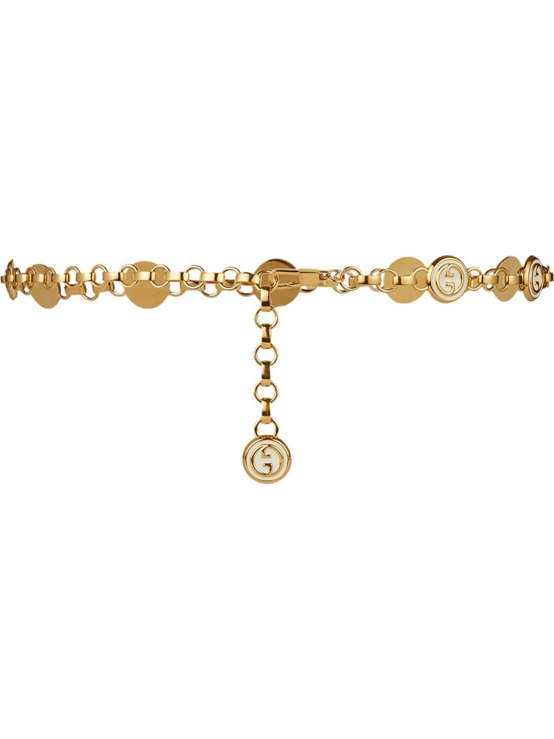 Gucci - Interlocking G chain belt - women - metal - 80, 95 - GOLD