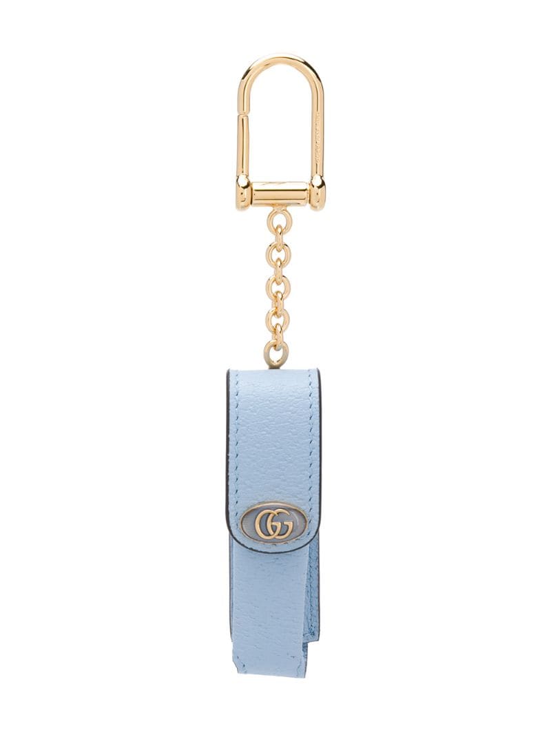 Gucci - single porte-rouges keychain - women - Calf Leather - One Size - Blue