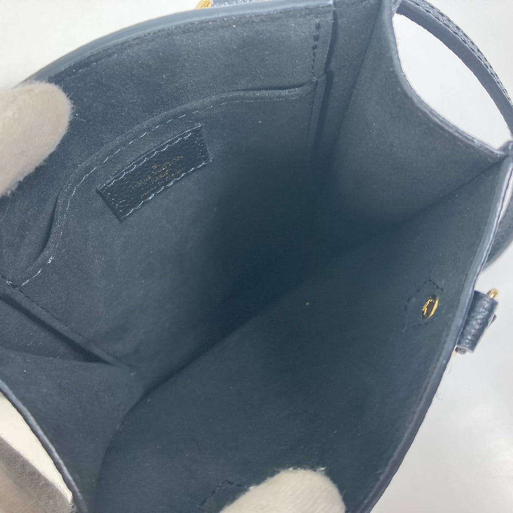 LOUIS VUITTON Shoulder Bag M81416 Monogram Ann Platt Leather black Monogram Ann Platt Petit Sac Plat Women