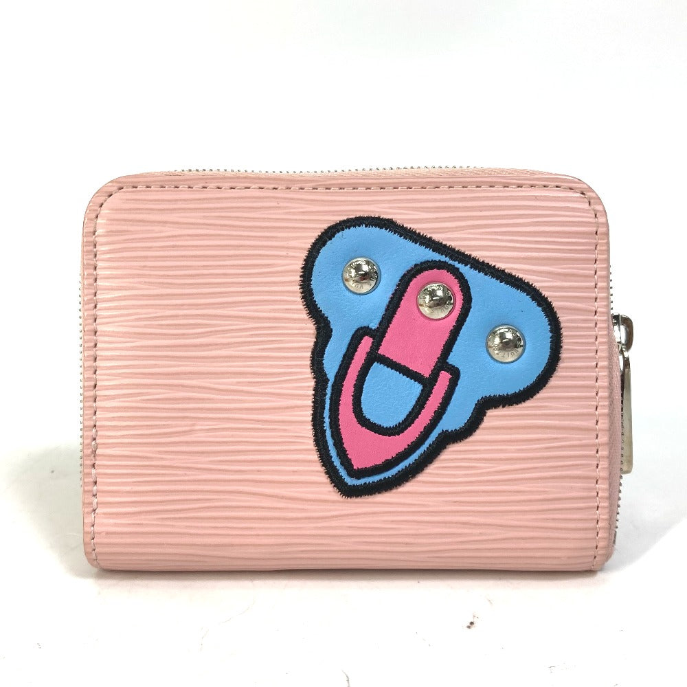LOUIS VUITTON Coin case M63723 Epi Leather pink epi stories Zip around purse Women d