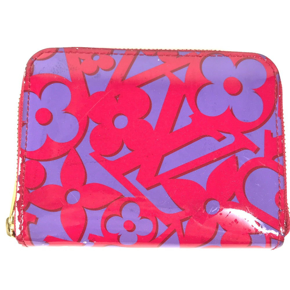 LOUIS VUITTON Coin case M90130 Patent leather purple 2014 Valentine Sweet Monogram Zip around purse Women d