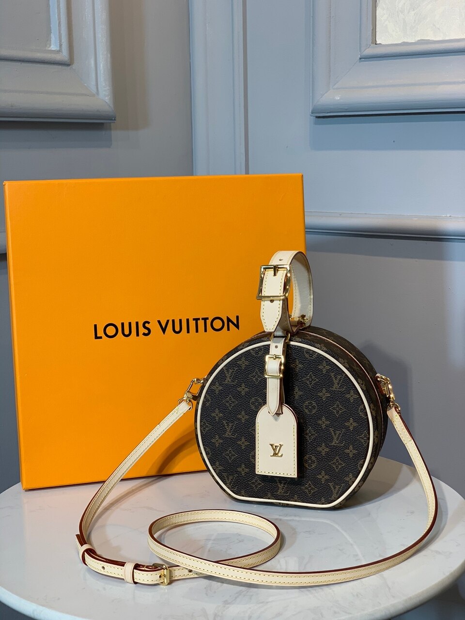 Top Quality Petite Boite Chapeau Monogram Canvas For Women, Shoulder And Crossbody Bags 6.9in/17.5cm Top Quality M43514