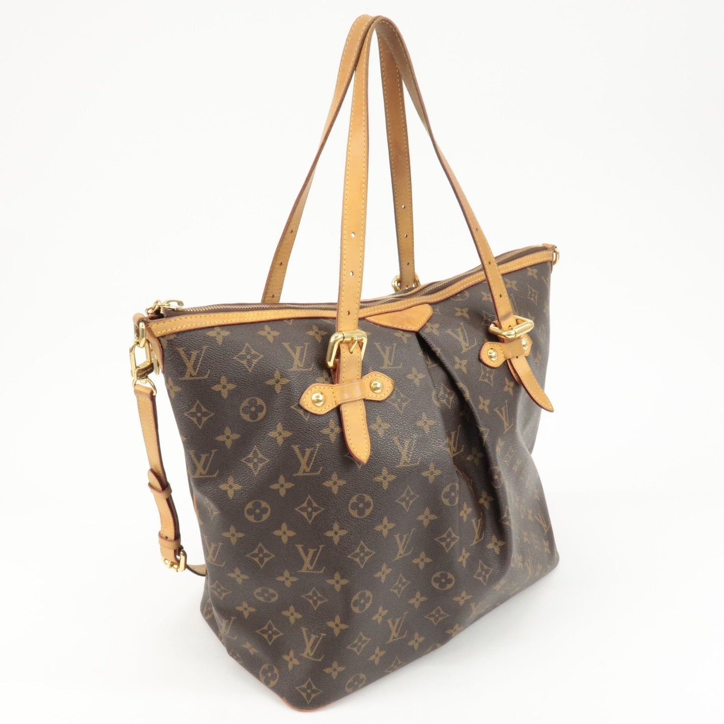 Louis Vuitton Monogram Palermo GM 2Way Hand Bag Brown M40146 d