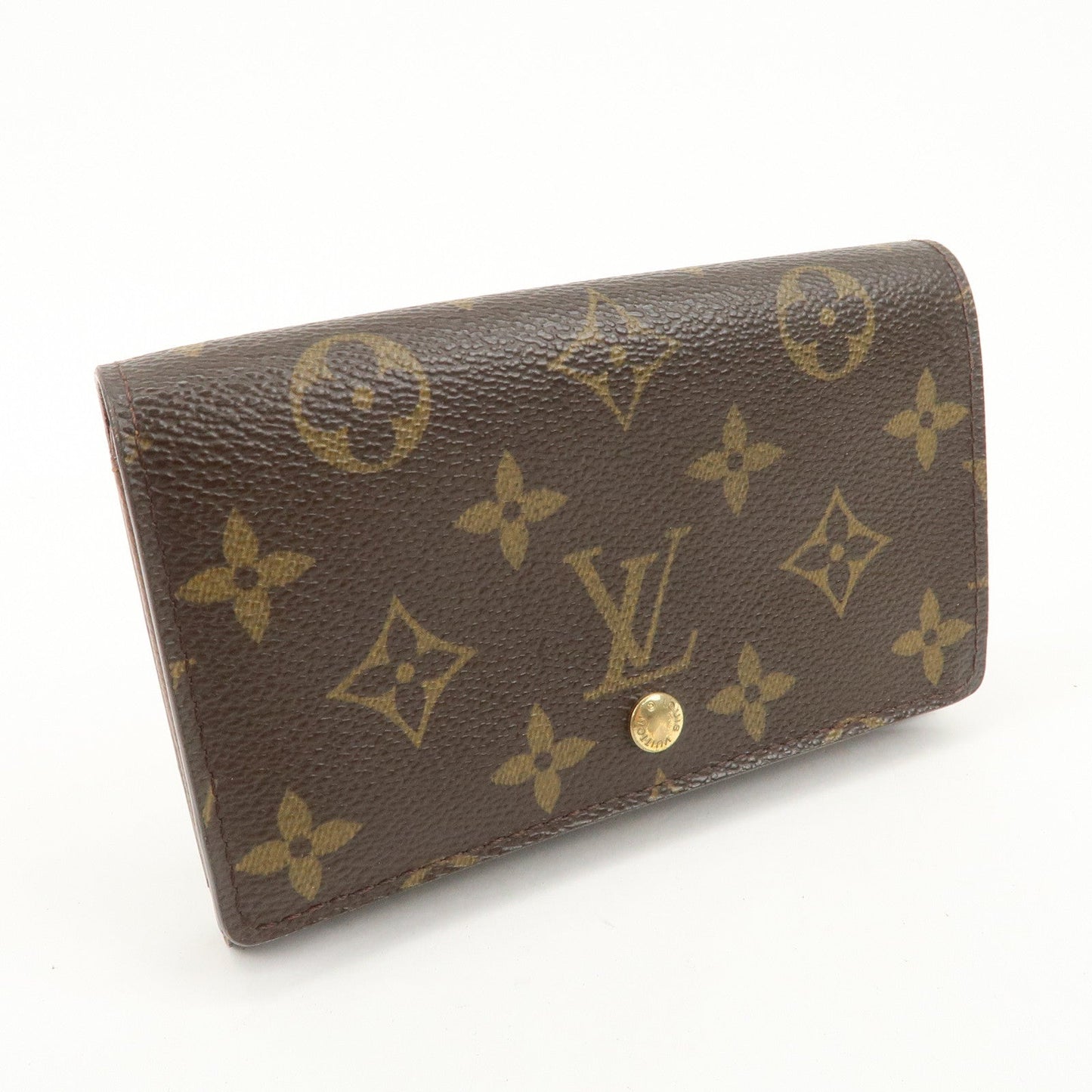 Louis Vuitton Monogram Porte Monnaie Billets Tresor Wallet M6173 d