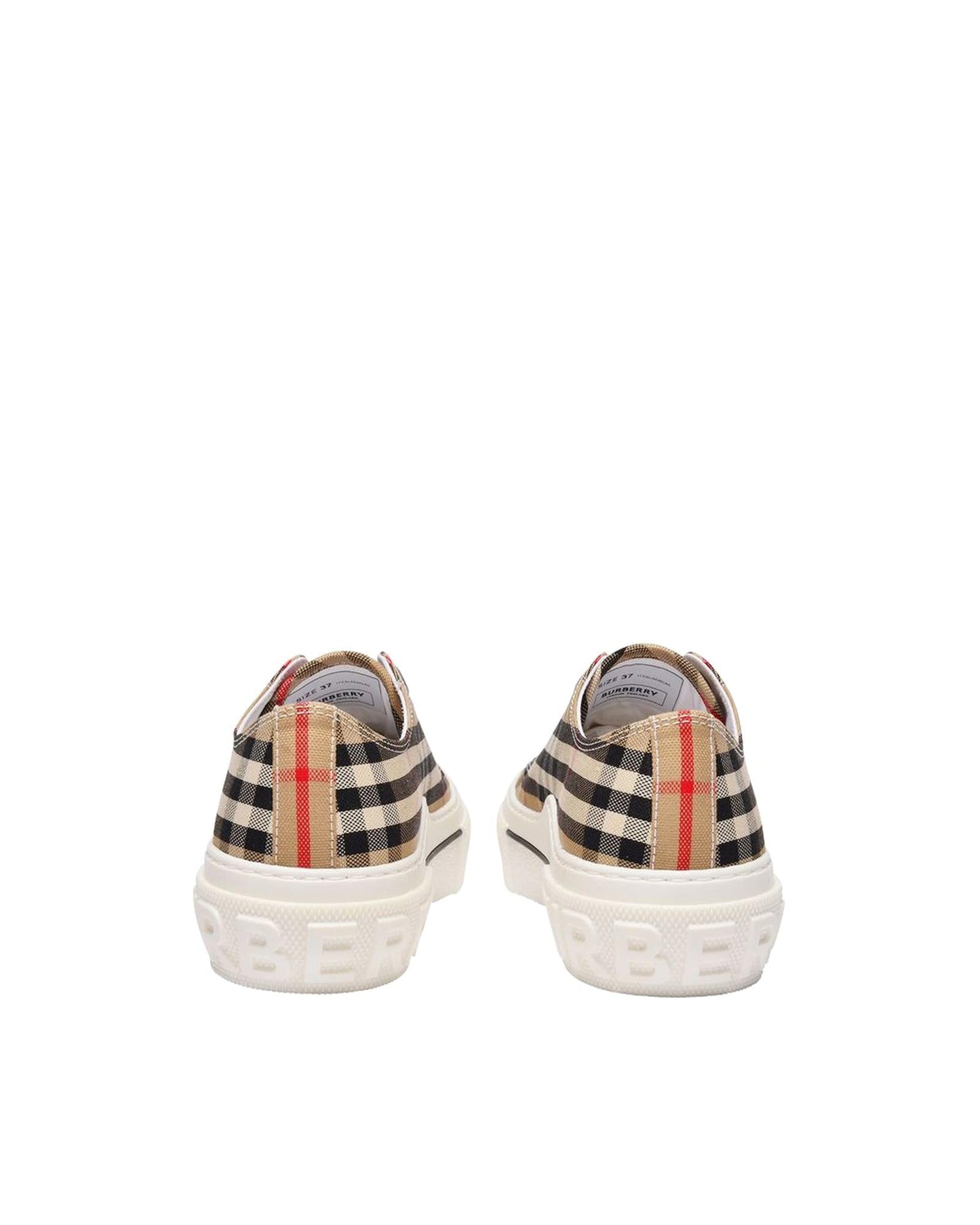 Burberry Arthur Platform LowTop Sneaker Women Brown | Beige