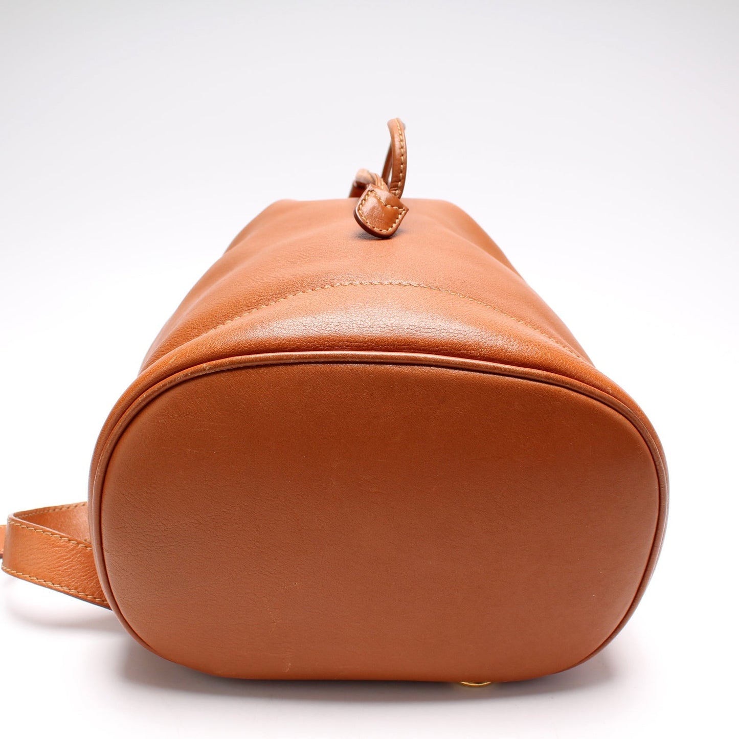 Gucci 003-113 Bamboo Leather Drawstring Sling Bag