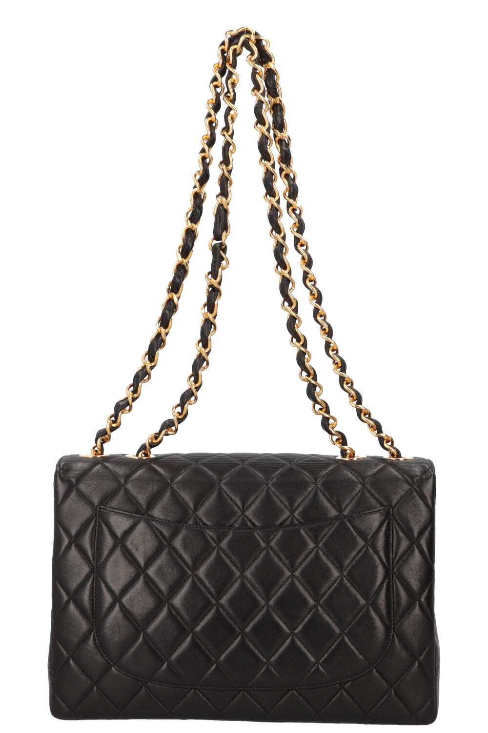 CHANEL Single Flap Bag Jumbo Black