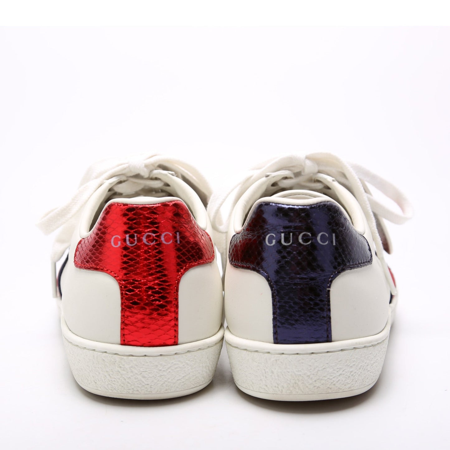 Gucci Ace Web Blind For Love Sneakers Size