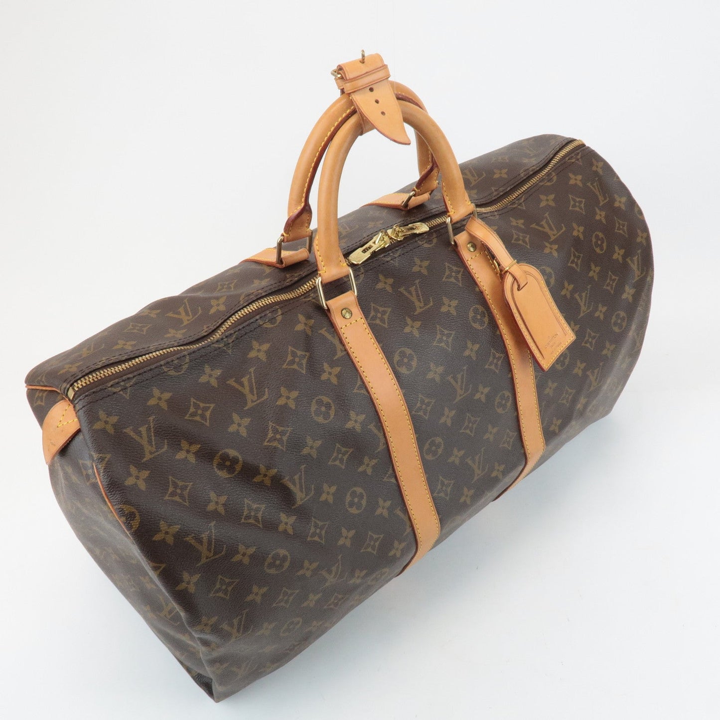 Louis Vuitton Monogram Keep All 55 Boston Bag Travel Bag M41424 d