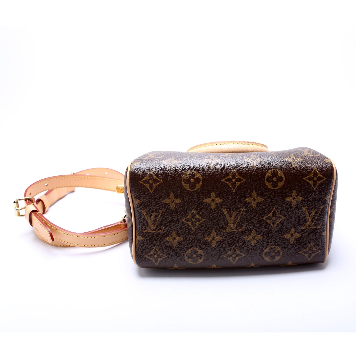 Louis Vuitton Speedy 20 Bandouliere With Canvas Strap Monogram