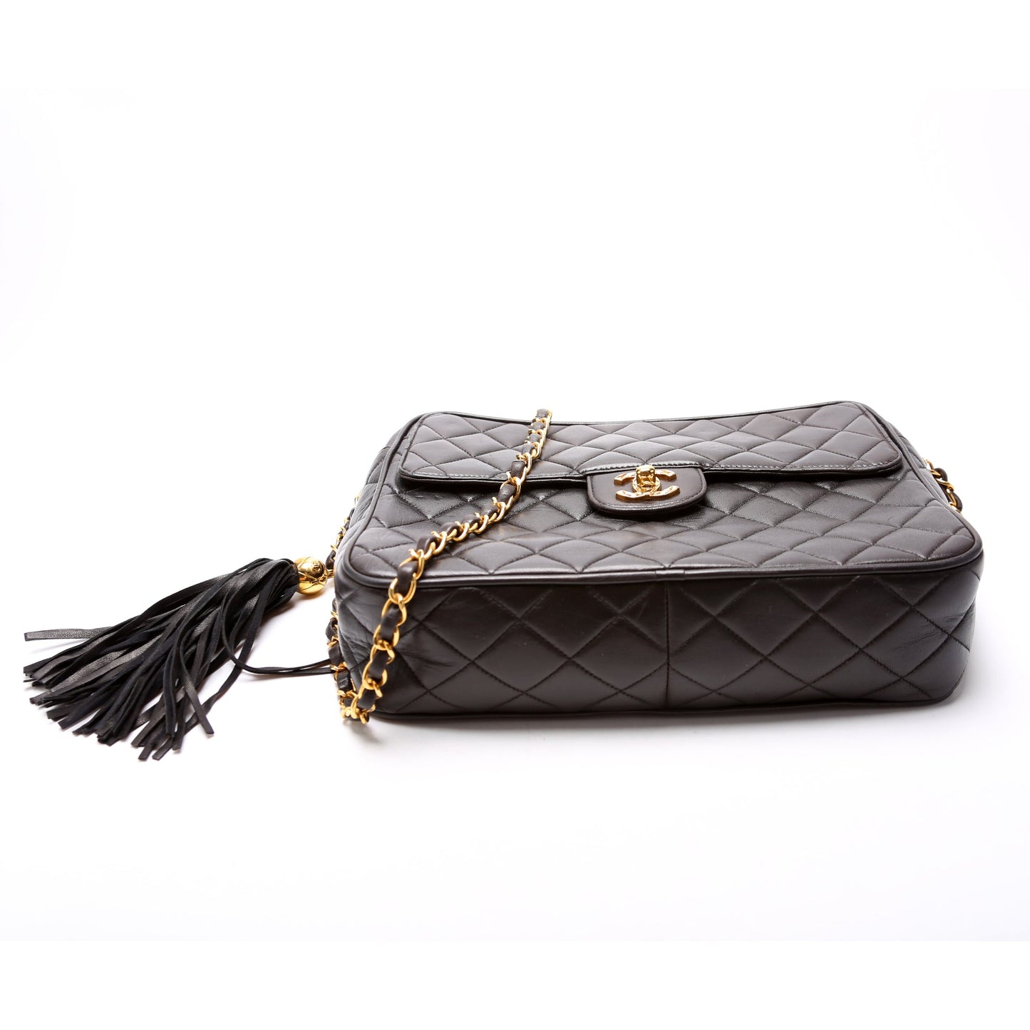Chanel CC Front Pocket Tassel Camera 3M Bag