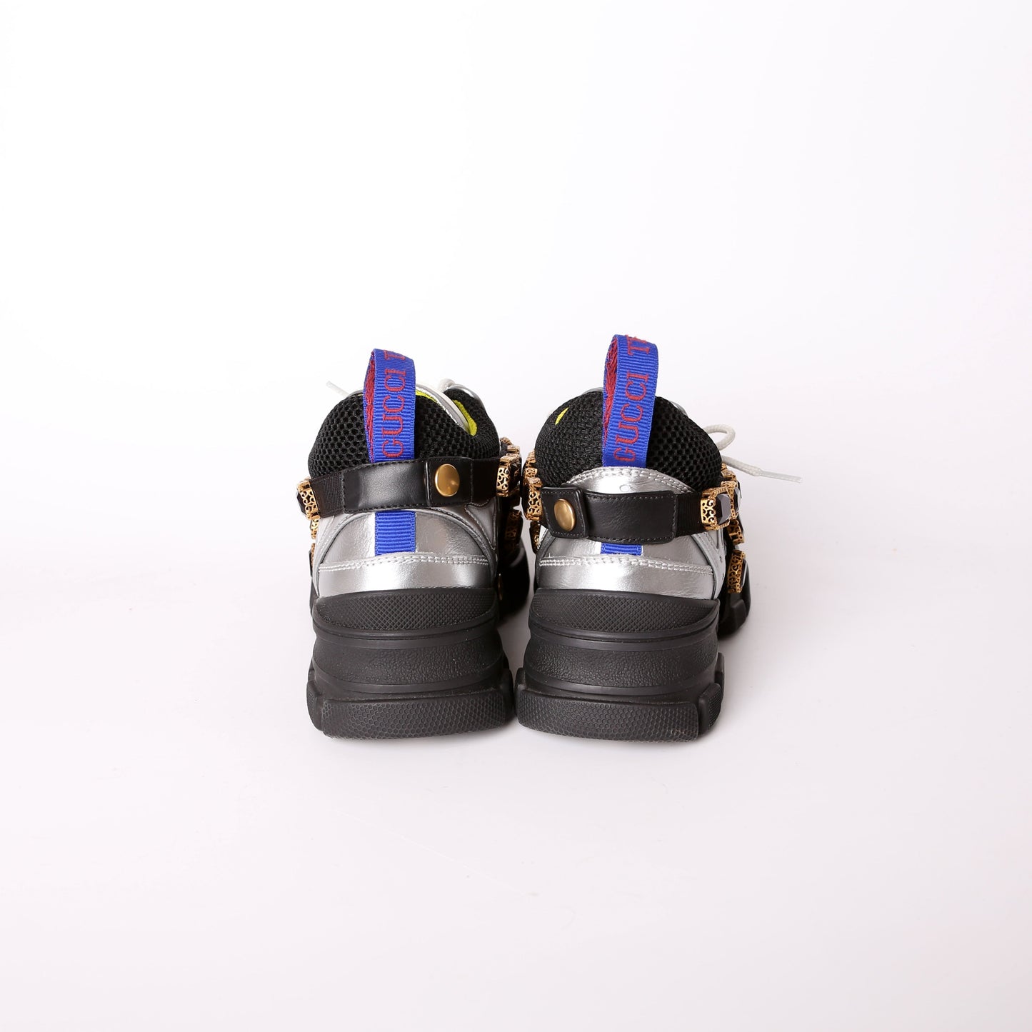 Gucci Flashtrek Jeweled Sneakers Size .