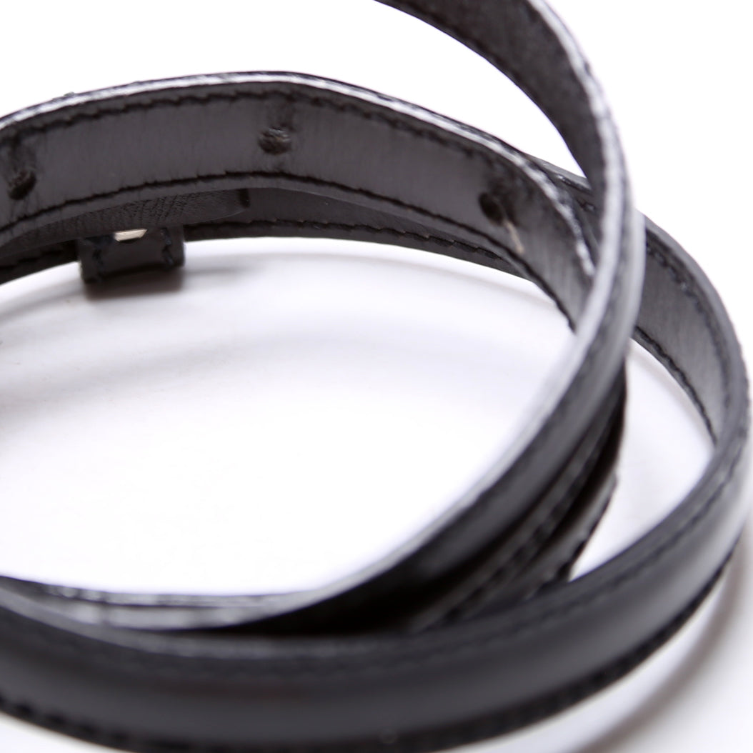 Gucci Square G Thin Belt Size / Black