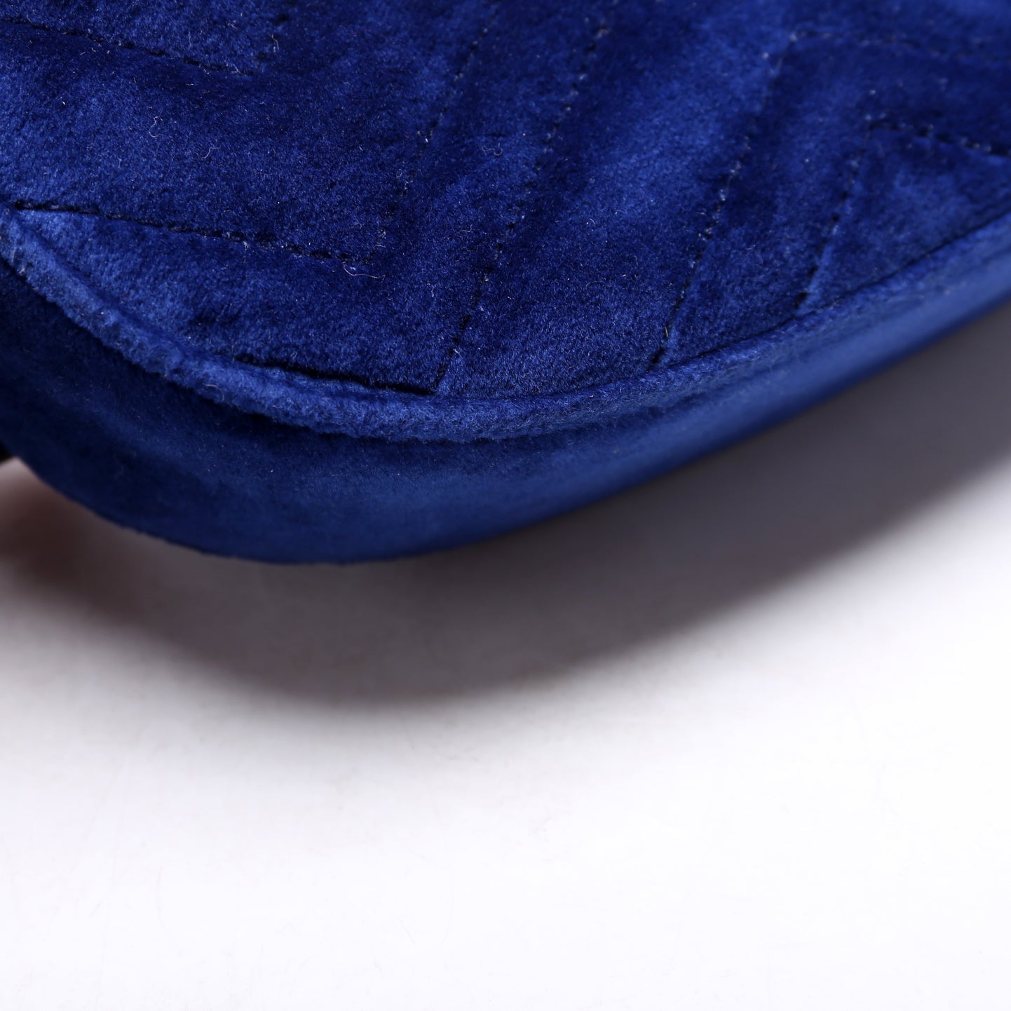 Gucci Marmont Velvet Belt Bag Blue