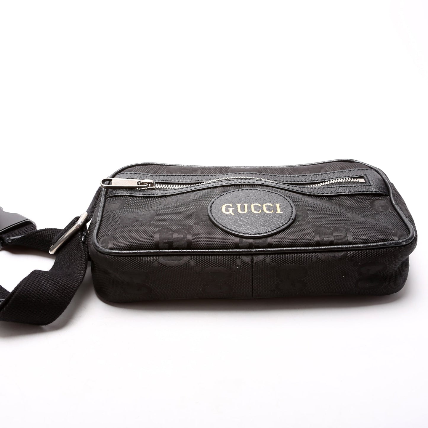 Gucci Nylon Off the Grid Logo Belt Bag Black