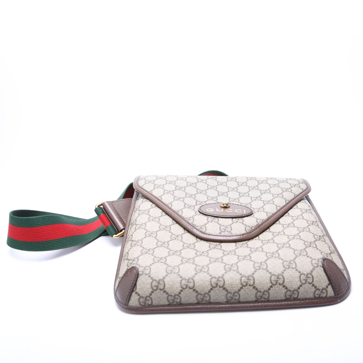 Gucci GG Supreme Neo Messenger Brown Bag