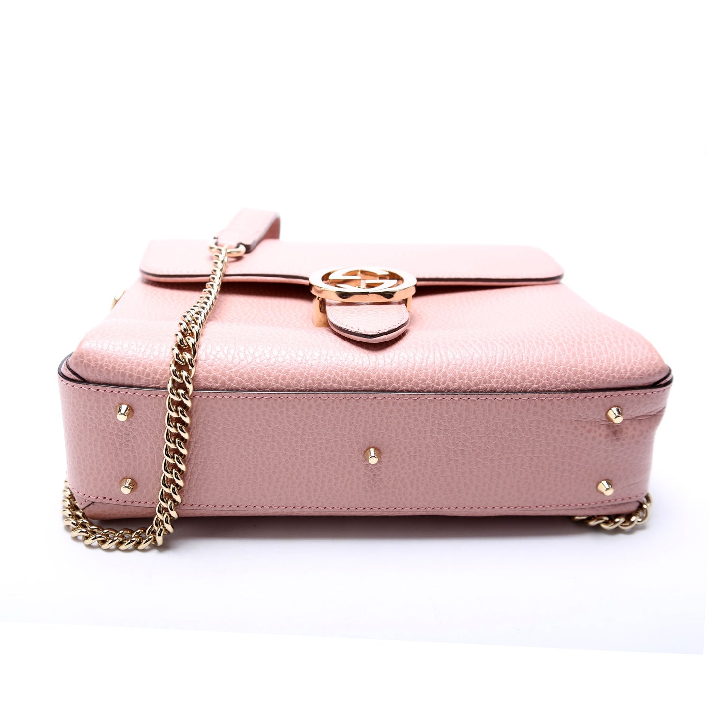 Gucci Medium Interlocking Satchel Pink