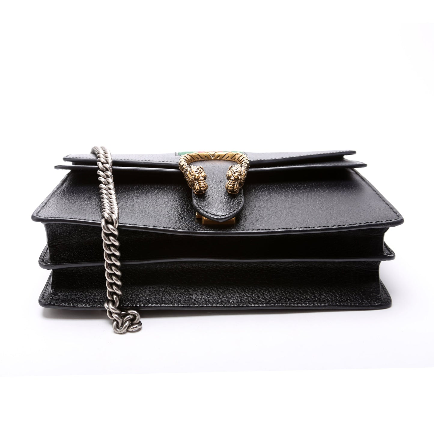 Gucci Dionysus Leather Shoulder Small Black