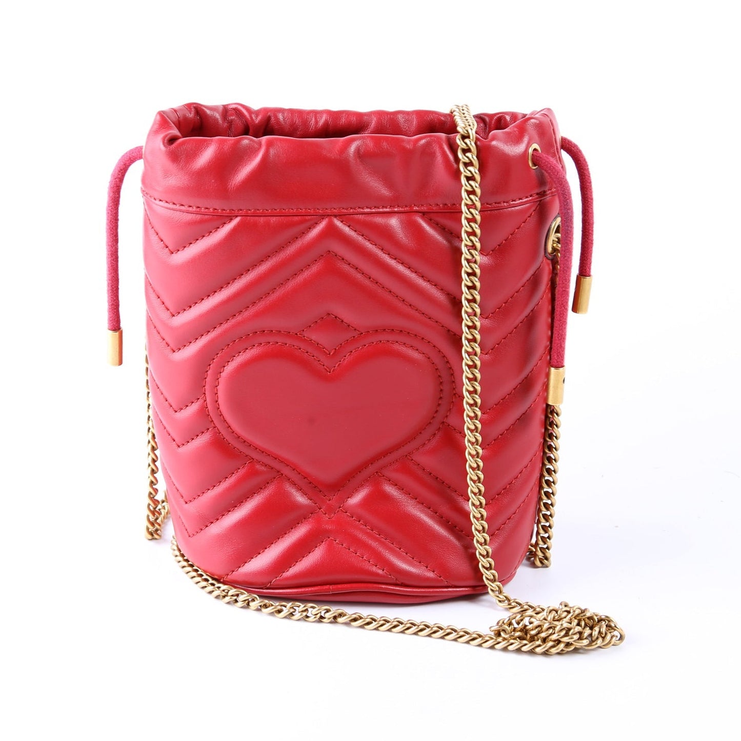 Gucci Marmont Mini Bucket Red