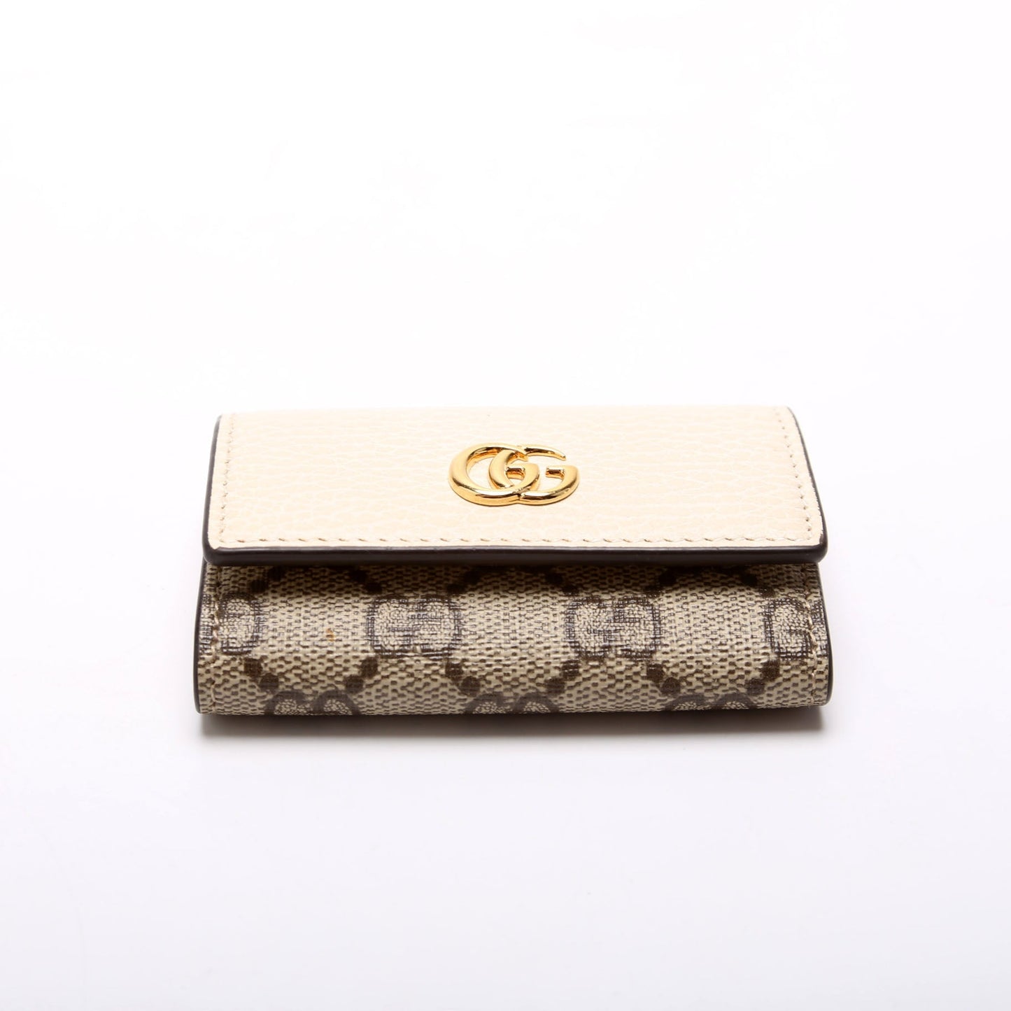 Gucci Marmont Key Case Cream