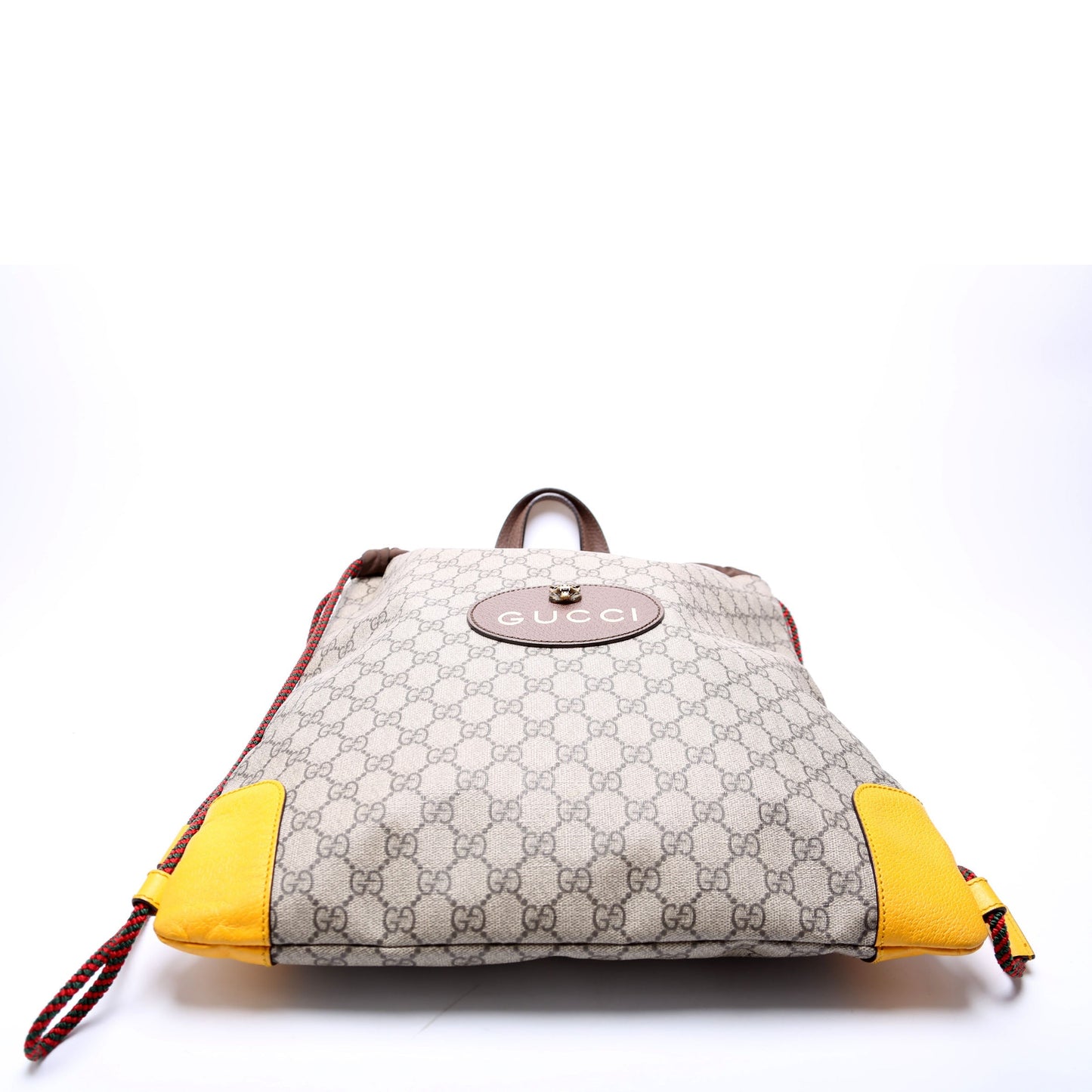 Gucci 473872 Neo Drawstring Backpack Brown Bag