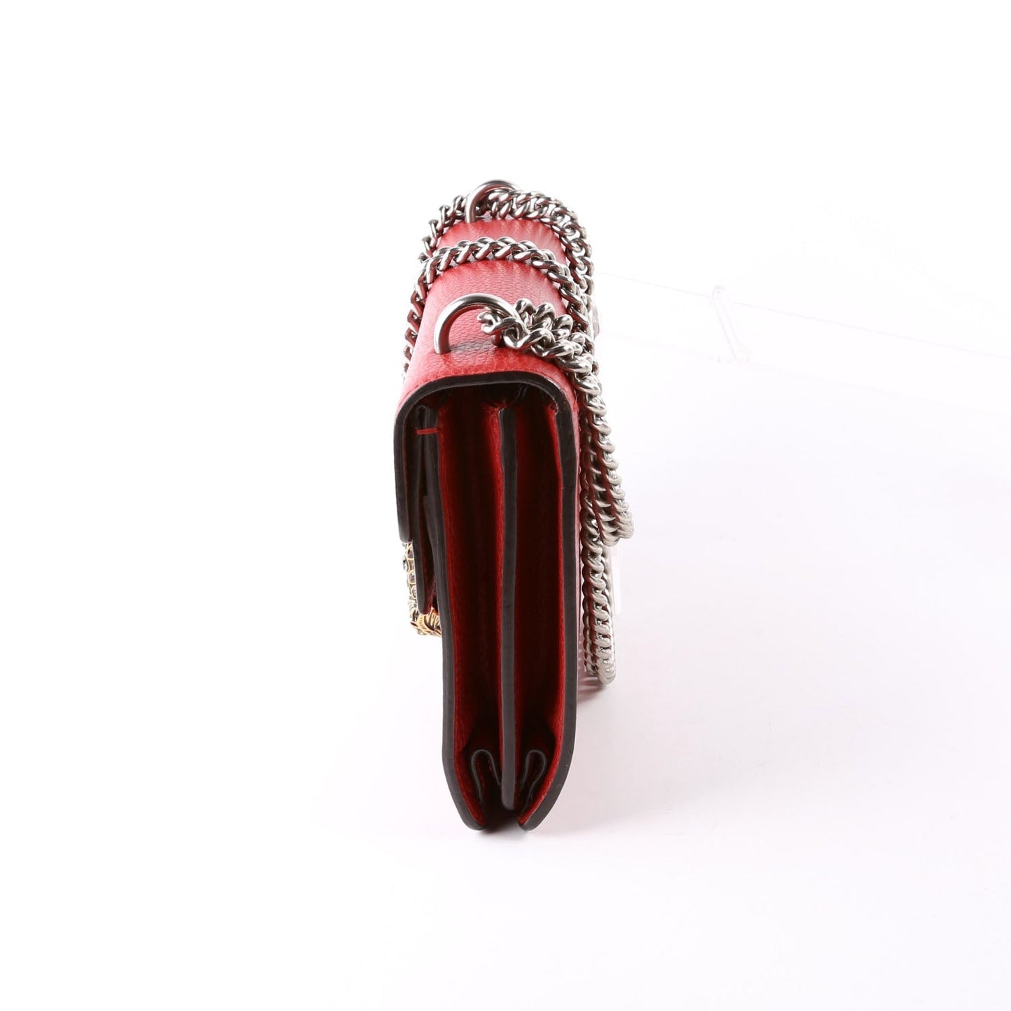 Gucci Dionysus Leather Shoulder Small Red
