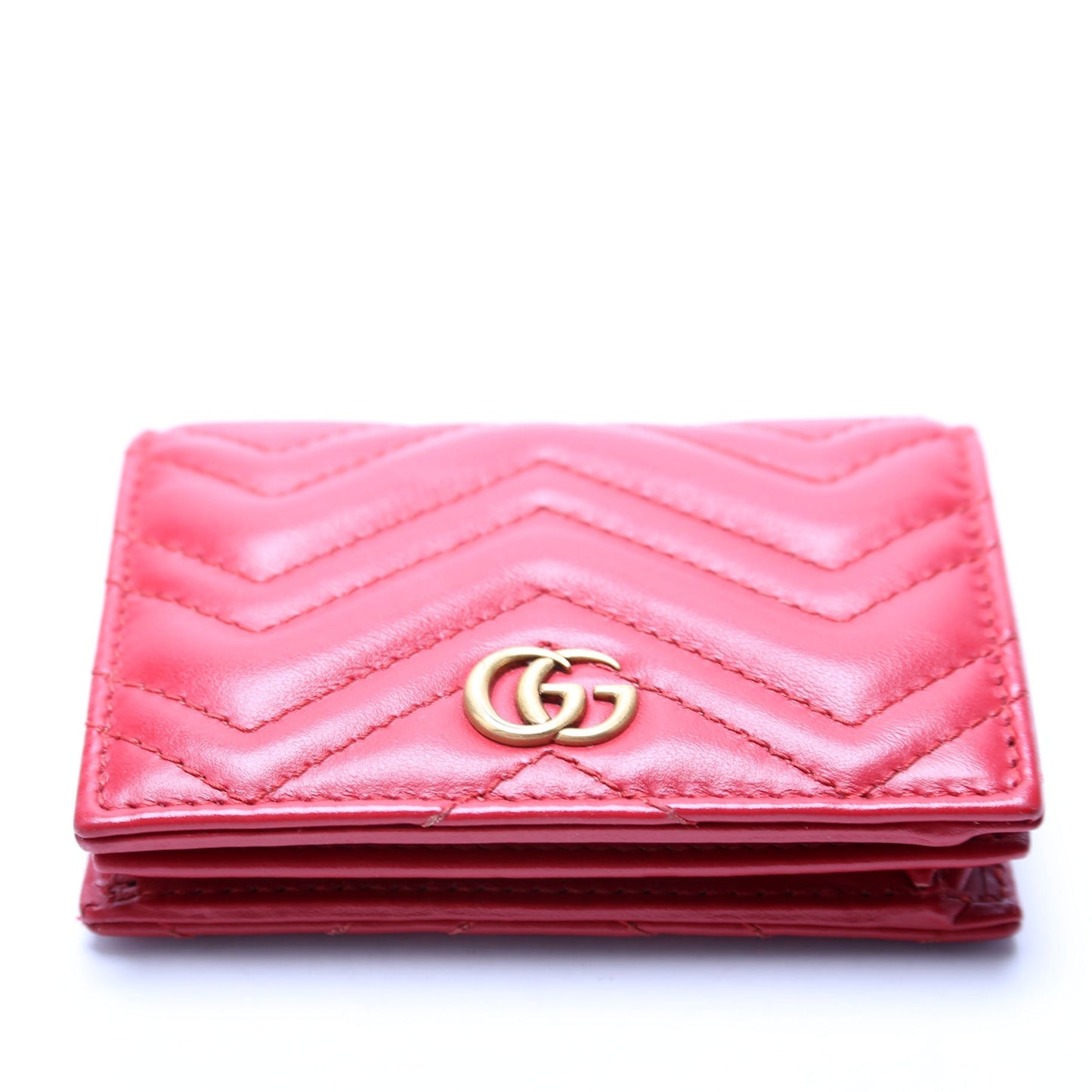 Gucci GG Marmont Card Case Red