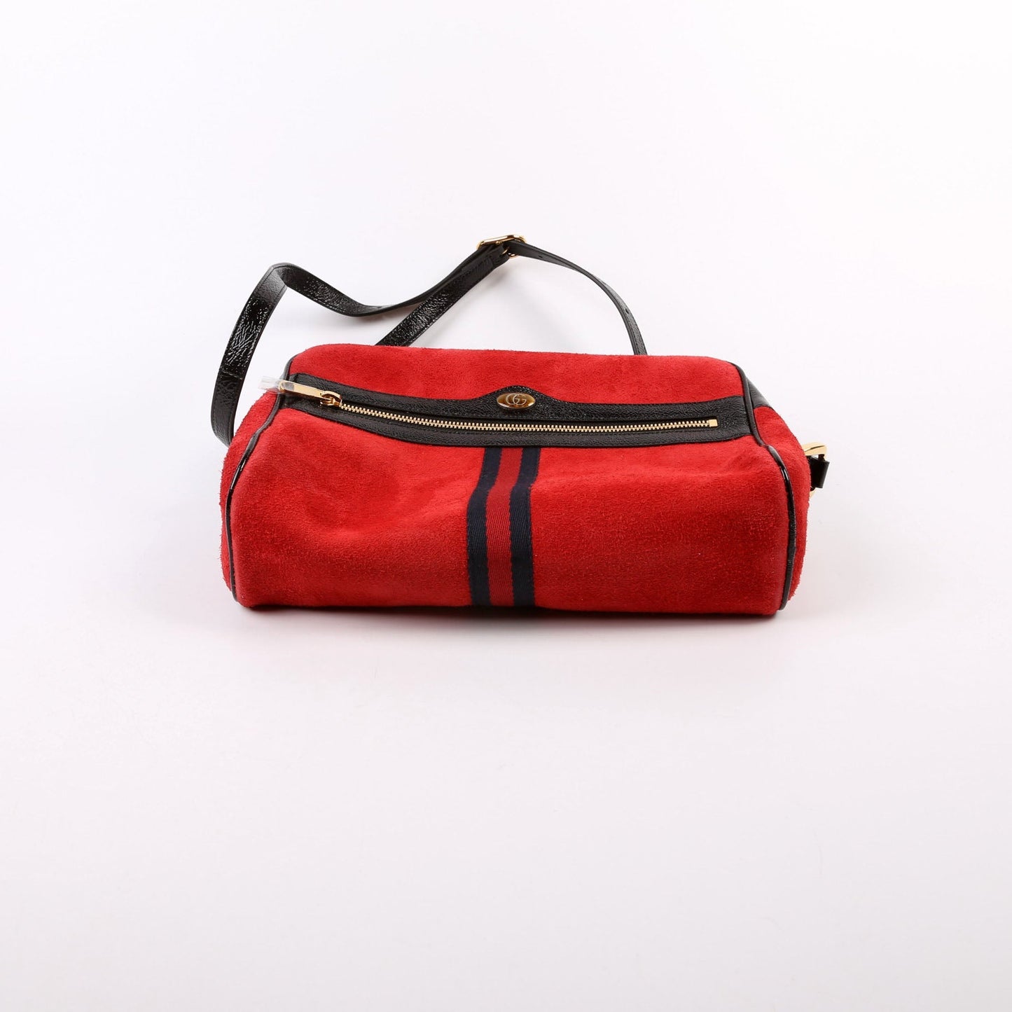 Gucci Ophidia Suede Small Crossbody Red