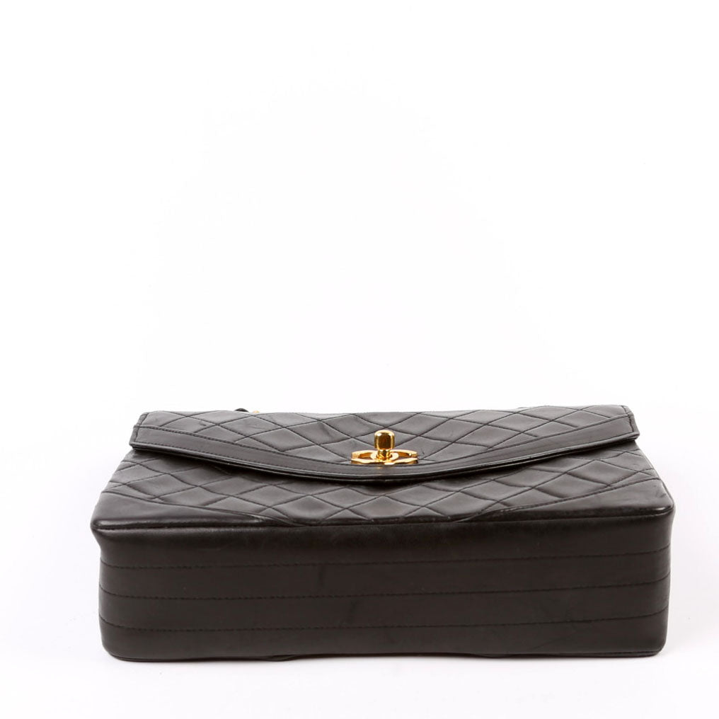 Chanel CC Flap Shoulder Quilted Lambskin 0M Bag