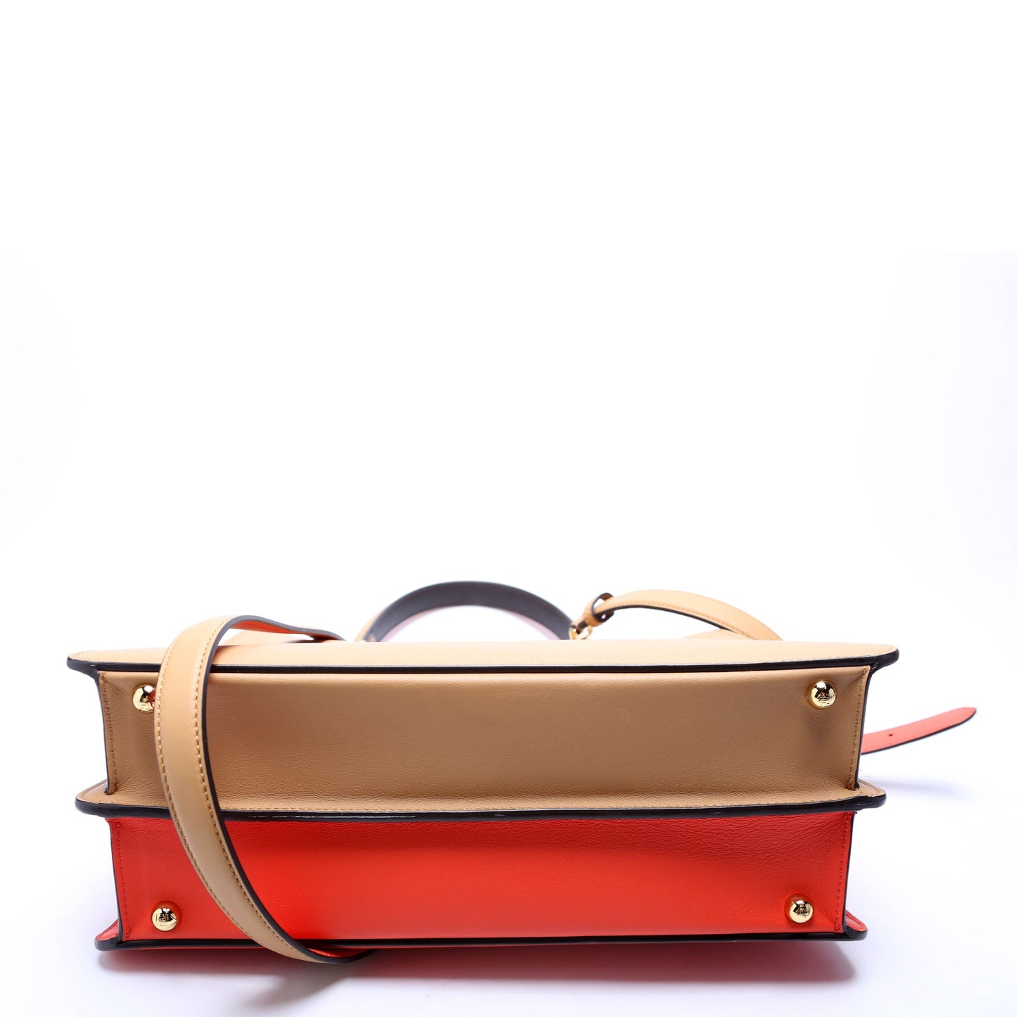 Fendi 8BN321 Peekaboo ISSEU Medium Vitello Leather Bag