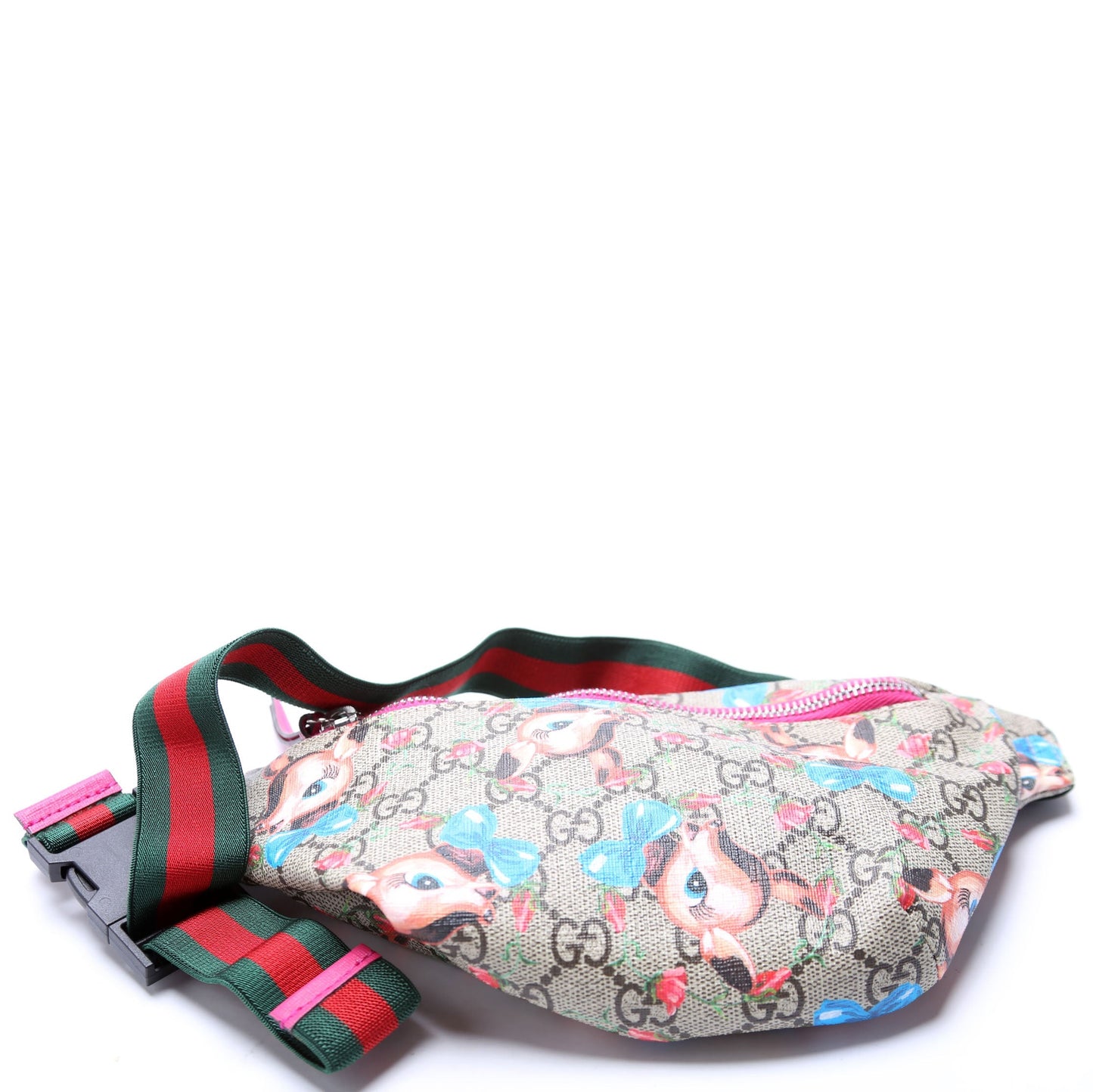 Gucci Kids Fawn and Flowers Belt Bag