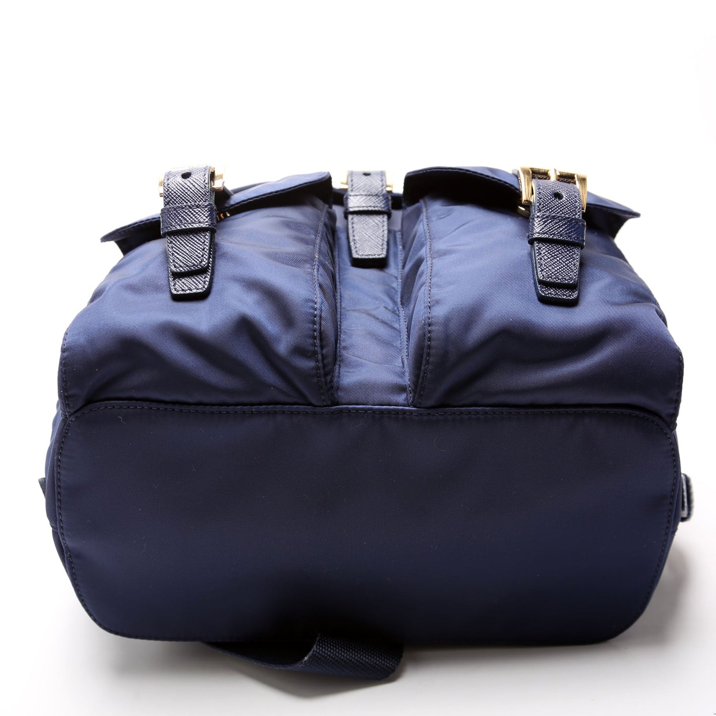 Prada 1BZ677 Re-Nylon Backpack Small Blue Bag