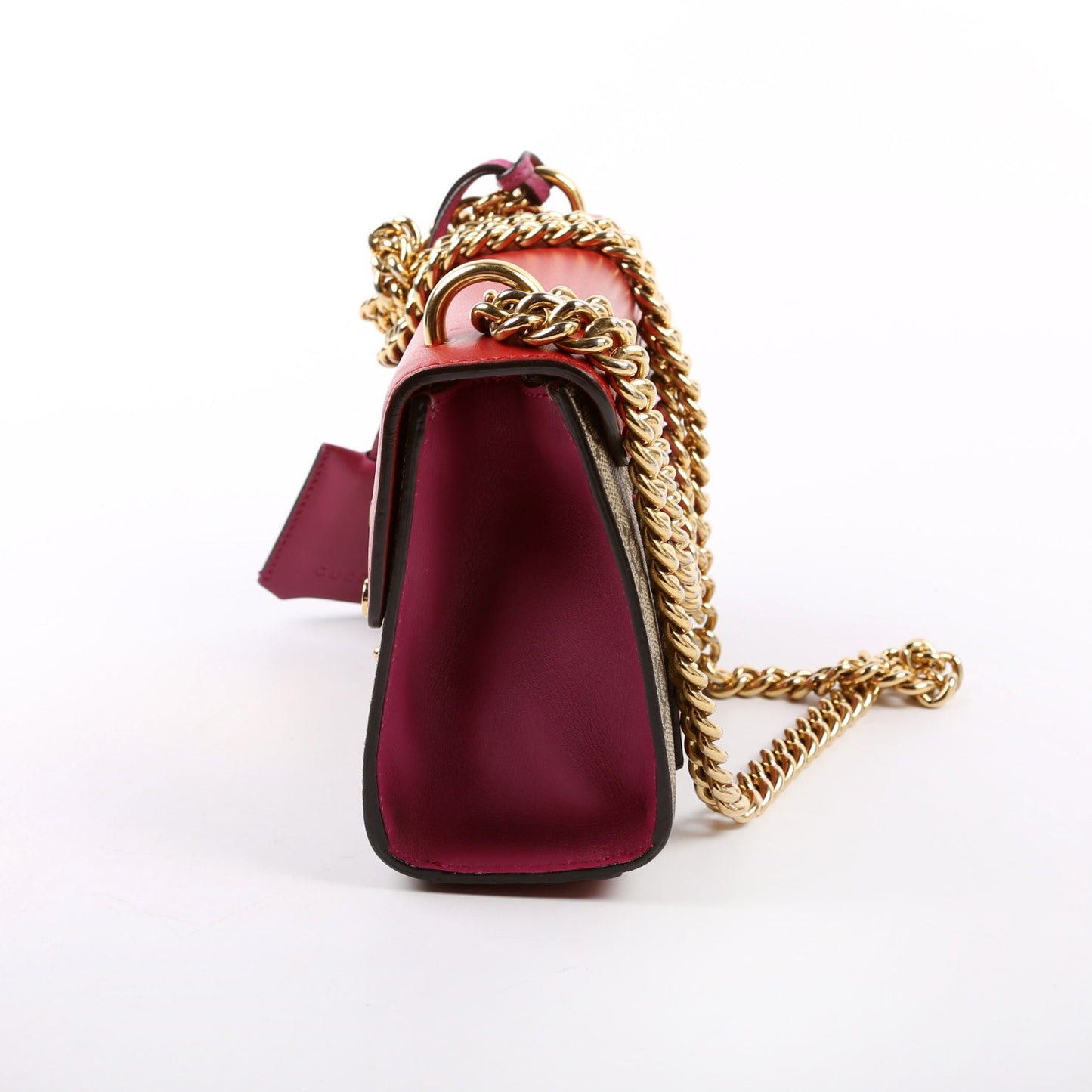 Gucci Padlock GG Supreme Small Red