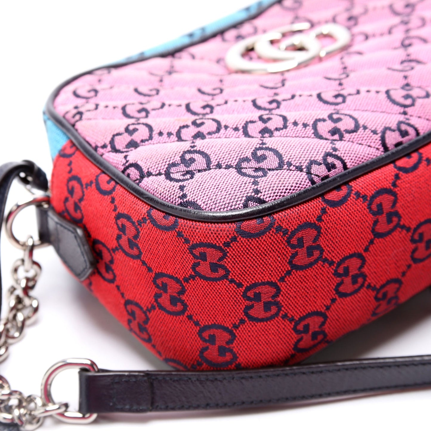 Gucci Marmont Small Multicolor Canvas Camera Multicolor