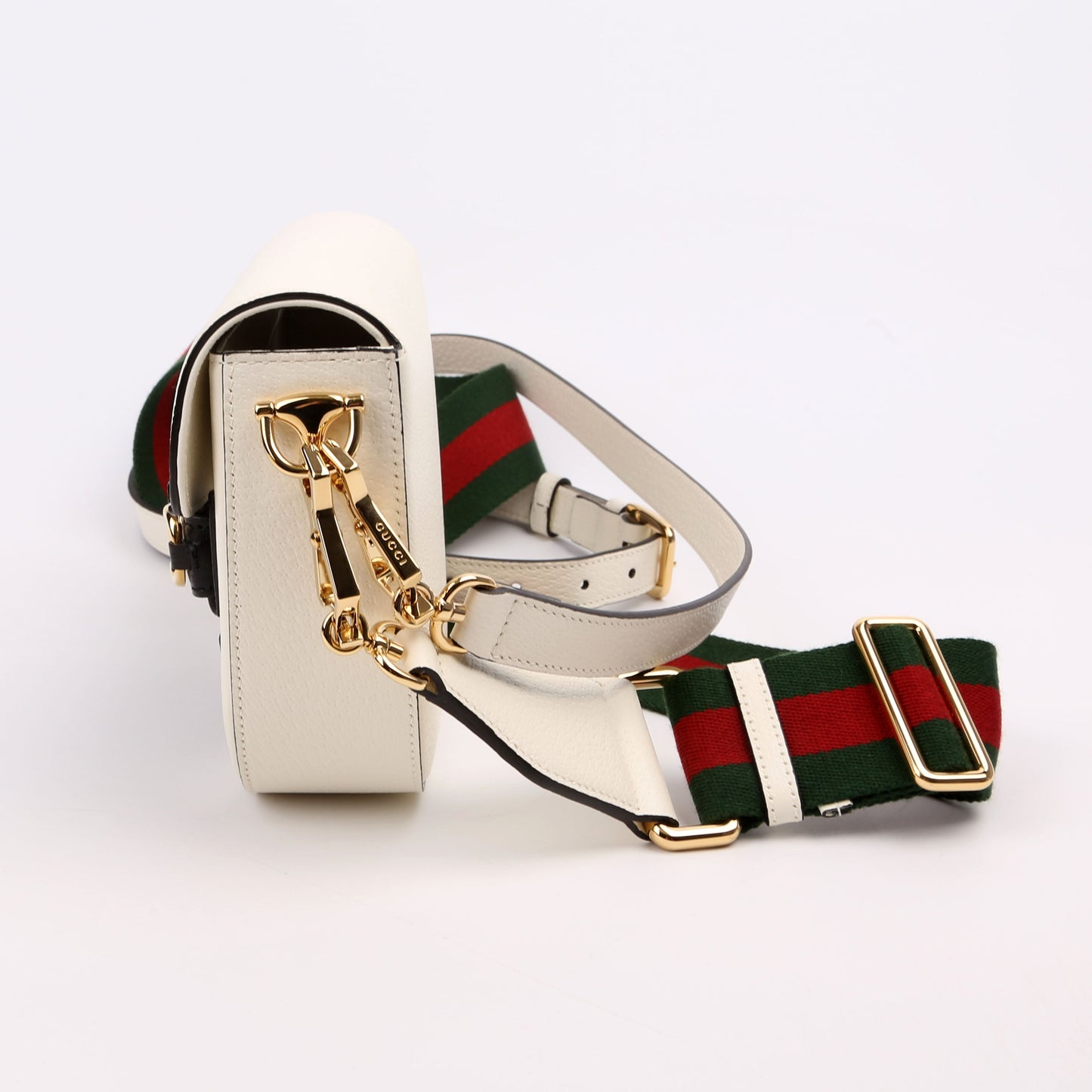 Gucci Gucci X Adiddas Horsebit Mini Bag White/Black