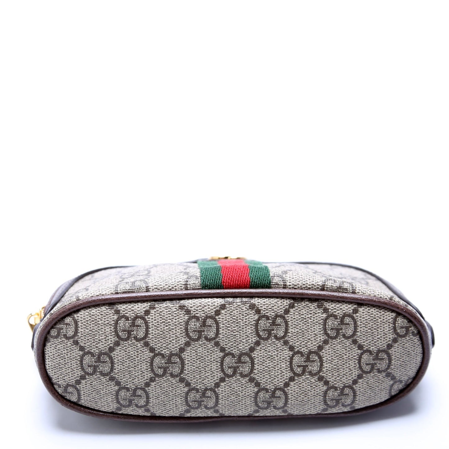 Gucci Ophidia GG Supreme Medium Cosmetic Case Brown