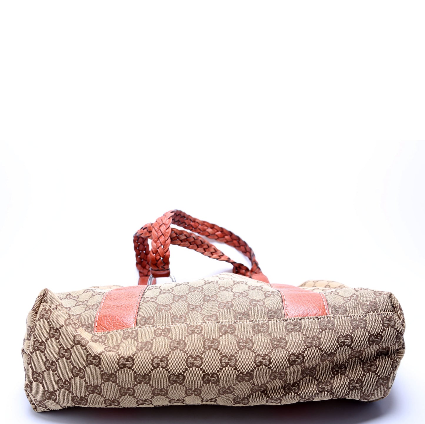 Gucci GG Canvas Bamboo Tote