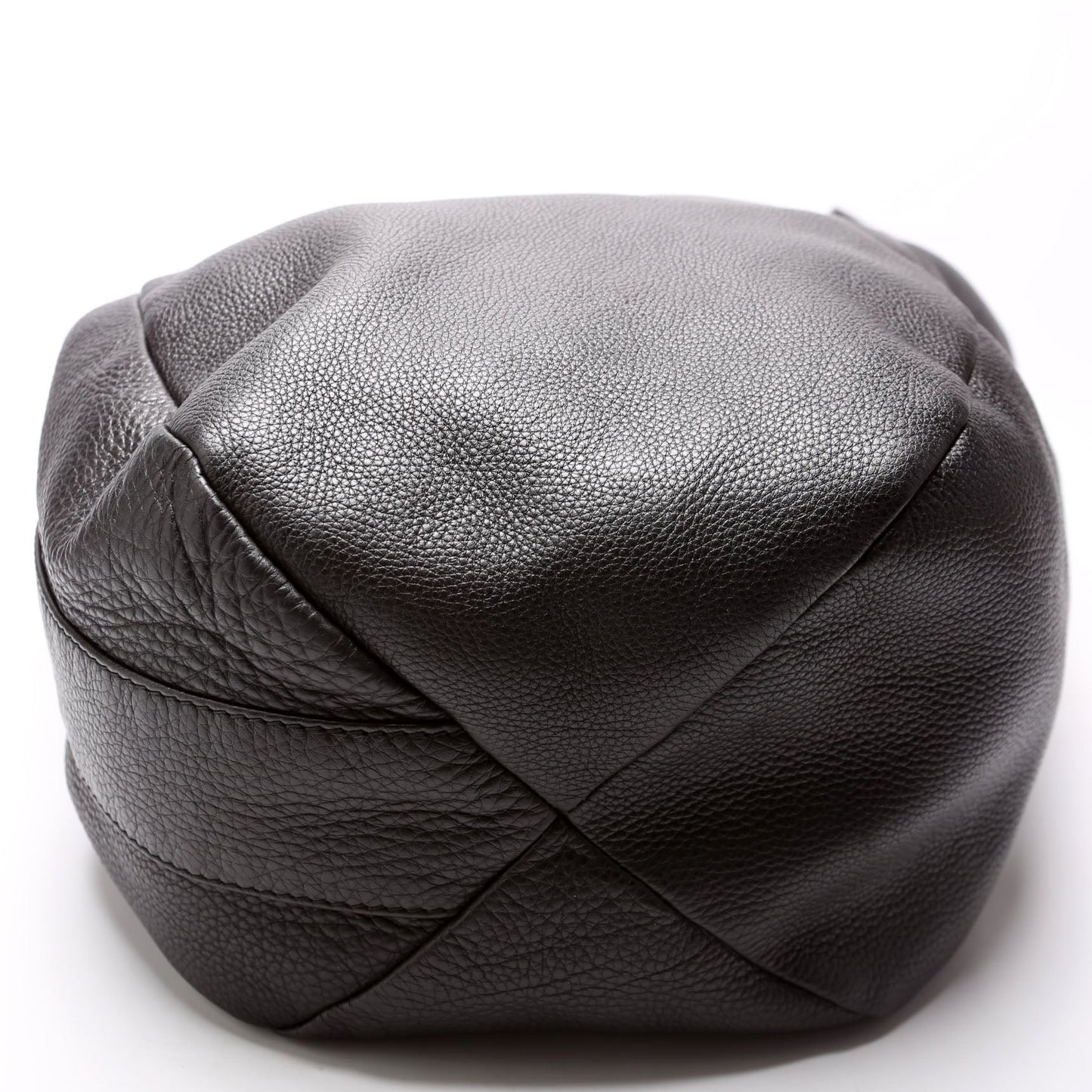 Gucci Greenwich Leather One Shoulder Bag Black