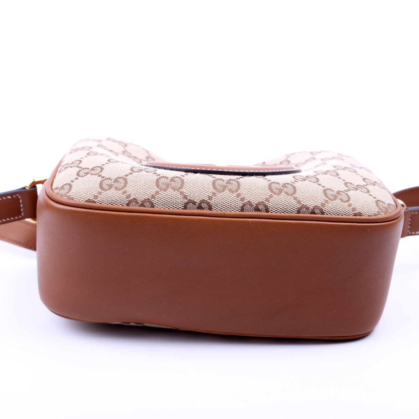 Gucci Blondie GG Canvas Small Shoulder Bag Brown