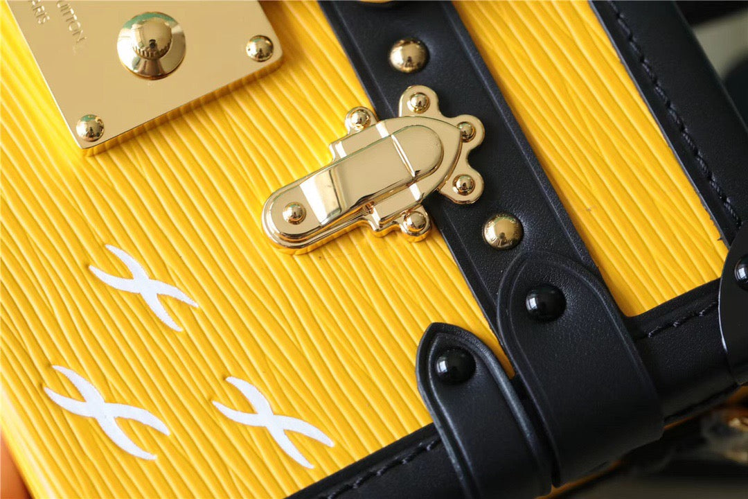Top Quality Petite Malle Epi Yellow For Women, Shoulder And Crossbody Bags 7.9in/20cm Top Quality