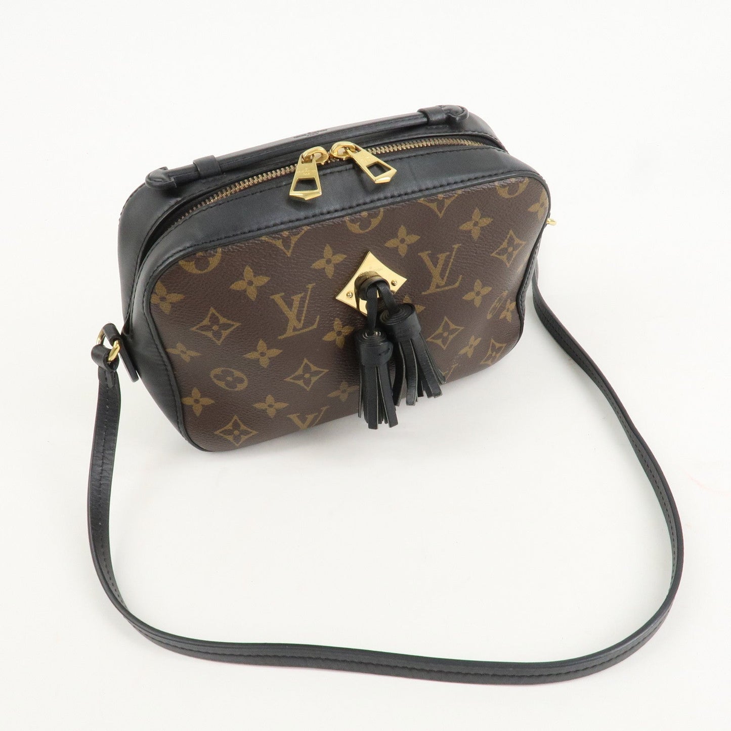Louis Vuitton Monogram Saintonge Shoulder Bag Noir M43555 d