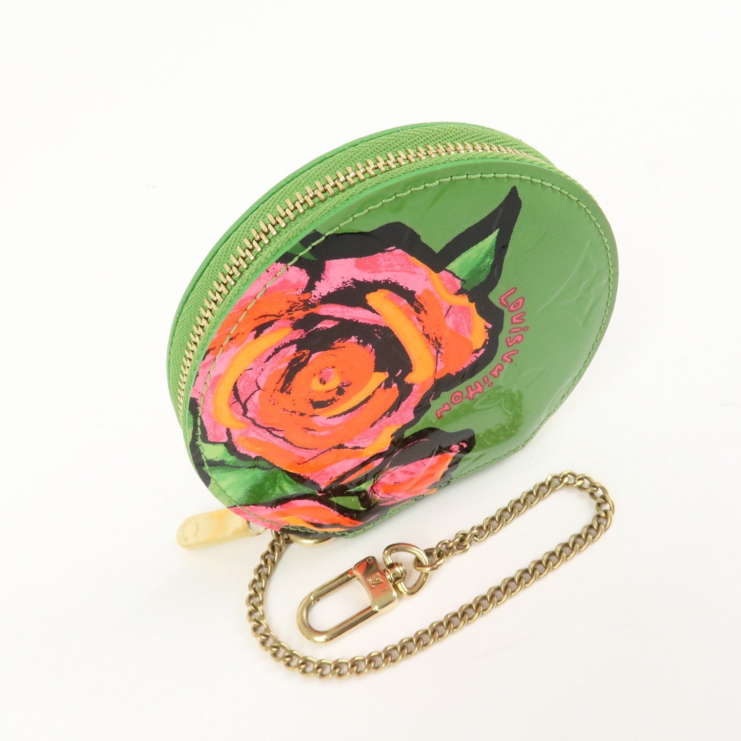 Louis Vuitton Monogram Vernis Porte Monnaie Chapeau Coin Case M93692 d