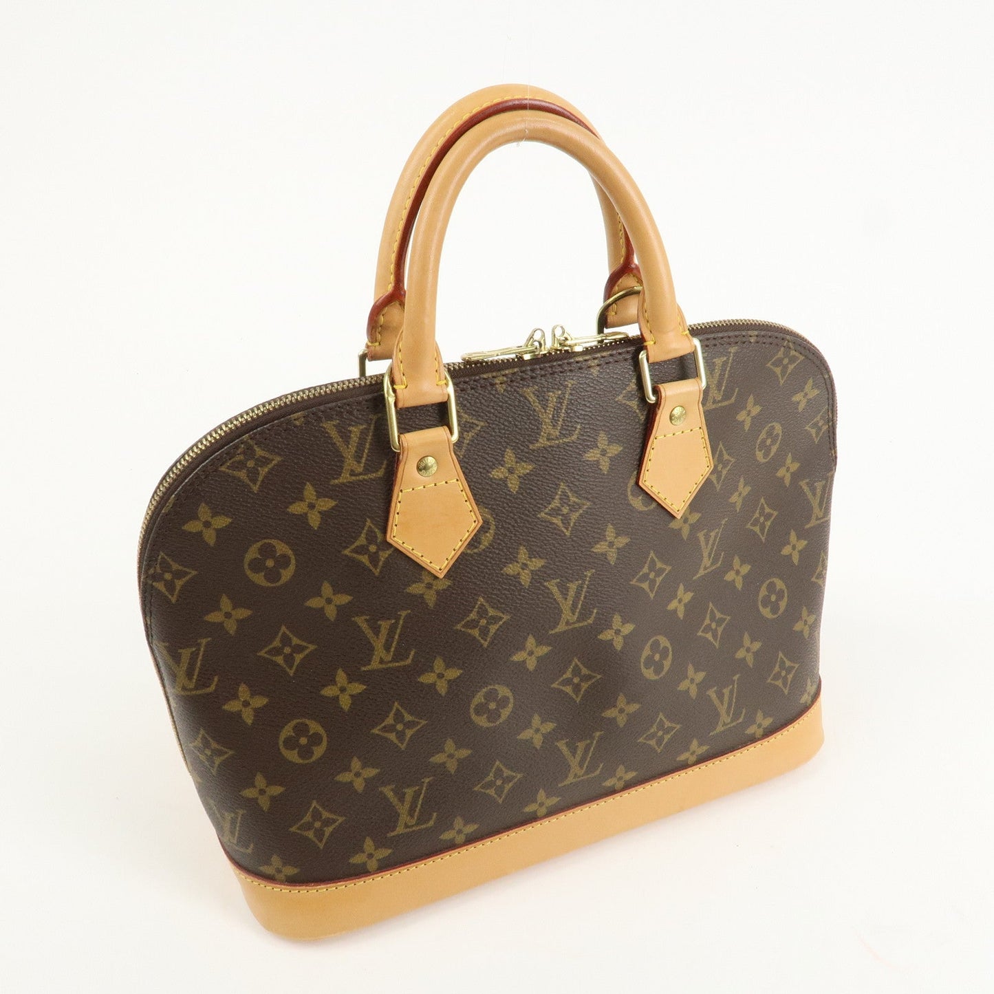 Louis Vuitton Monogram Canvas Alma Hand Bag Brown M51130 d