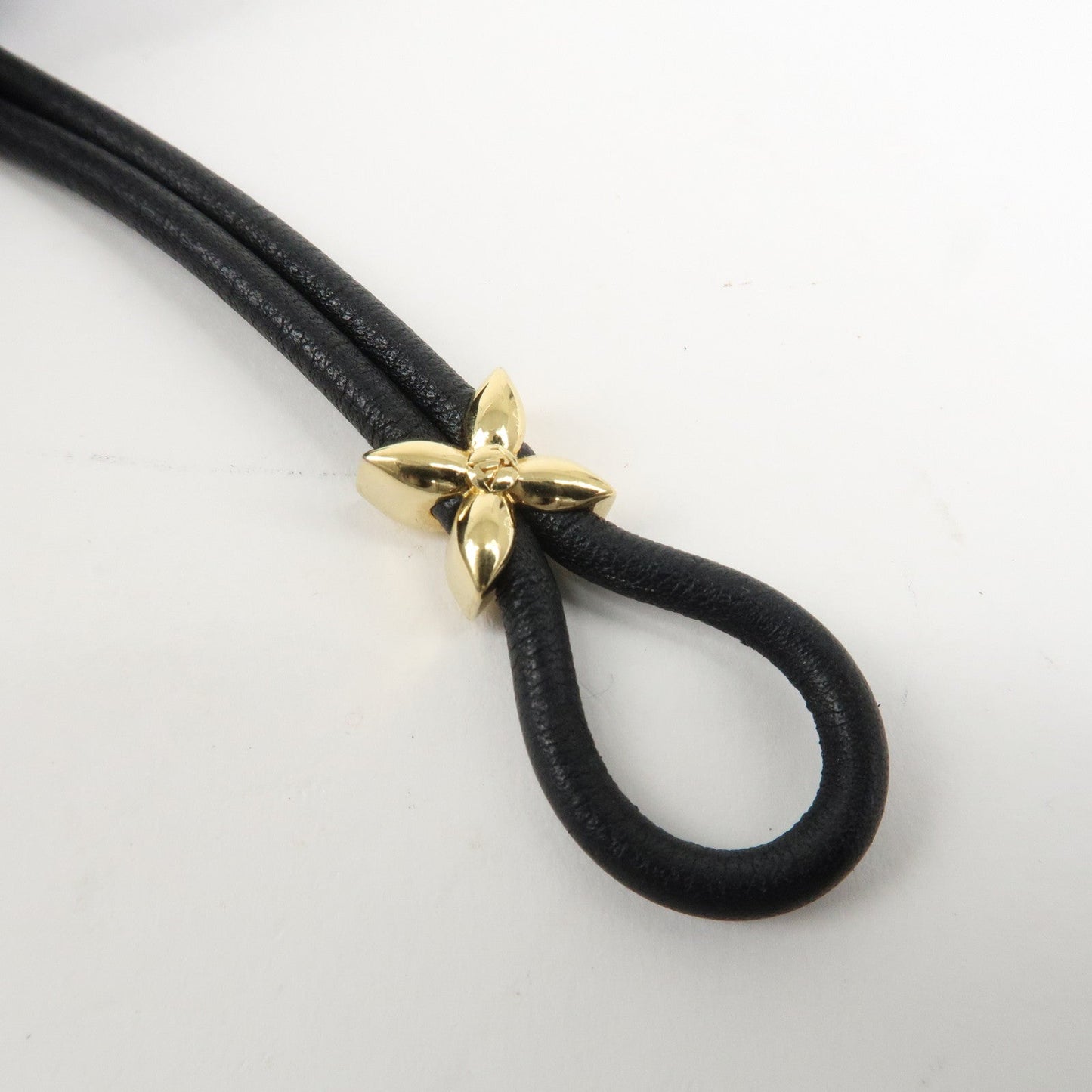 Louis Vuitton Monogram Keep a Secret Bracelet Black M6678E d