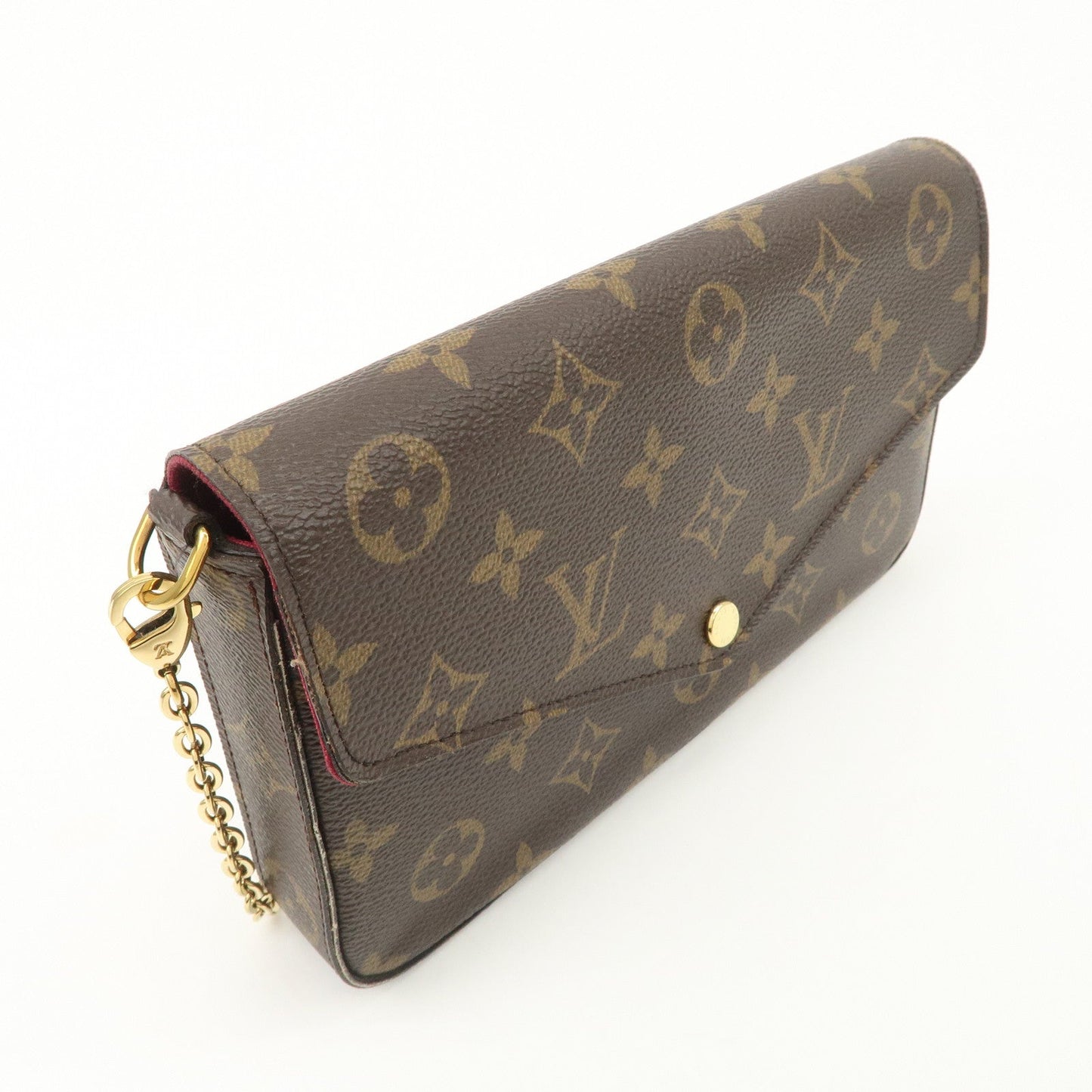Louis Vuitton Monogram Pochette Felicie Shoulder Bag Brown M61276 d